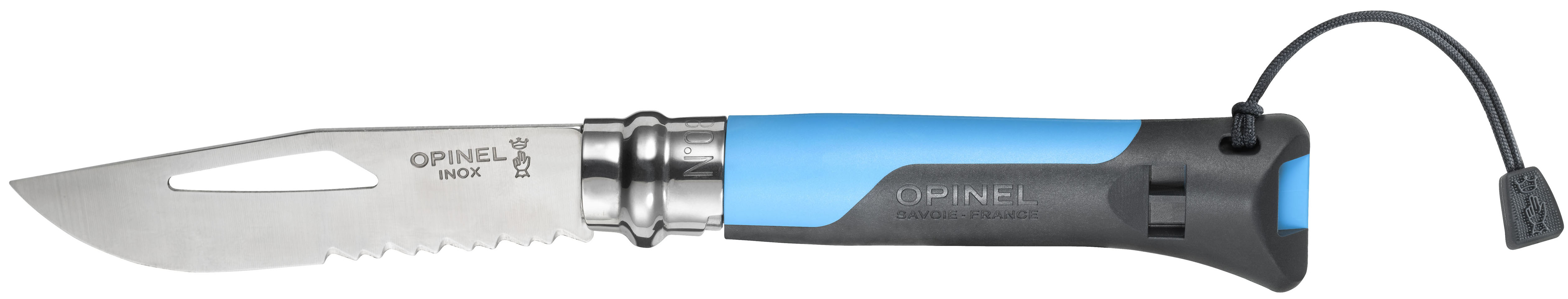 Couteau Outdoor N8 - terre/bleu - OPINEL